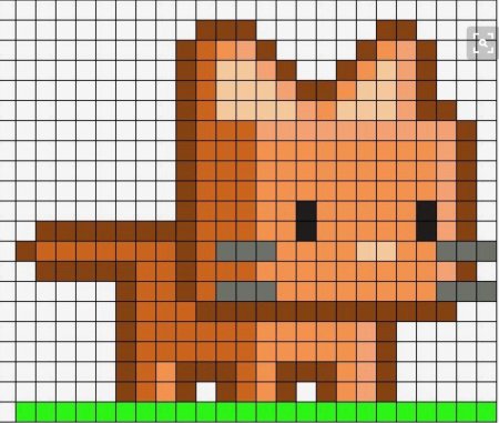 Рисунки по клеткам маленькие