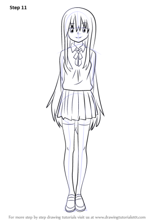 Эскизы аниме персонажей