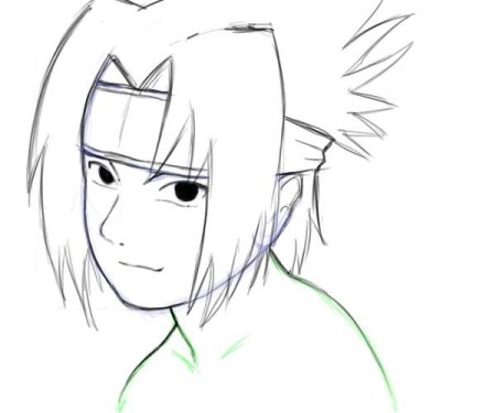 Рисунки Наруто персонажи Саске