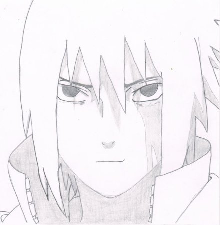Саске Учиха для рисования