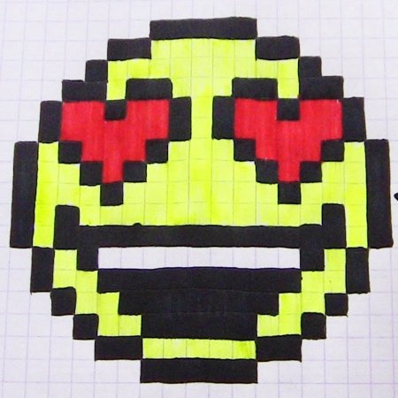 Смайлики по клеткам