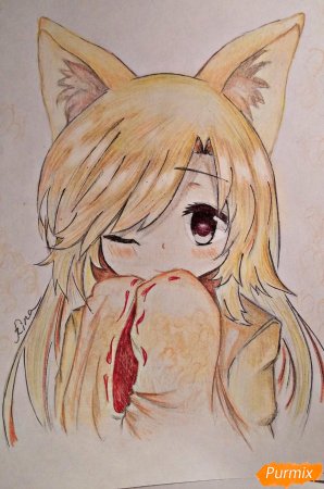 Аниме рисунки карандашом