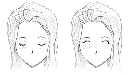 Рисунки для срисовки лица