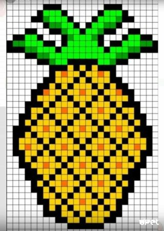 Рисунки по клеточкам легкие