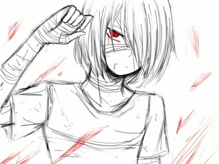 Чара андертейл черно белая