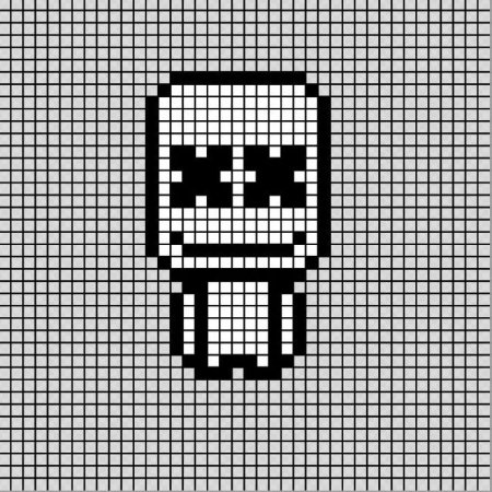 Рисунки по клеточкам маленькие