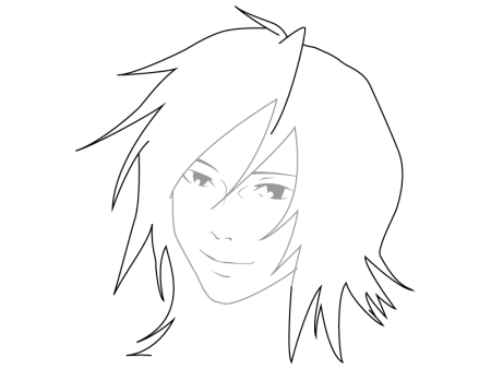 Рисунки аниме парней легкие