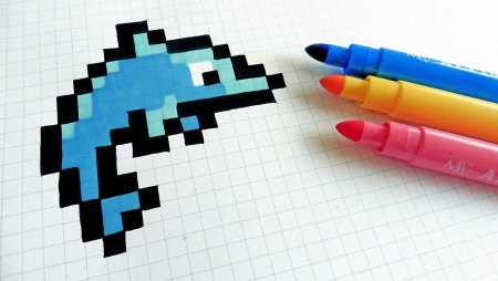 Рисунки по клеточкам маленькие