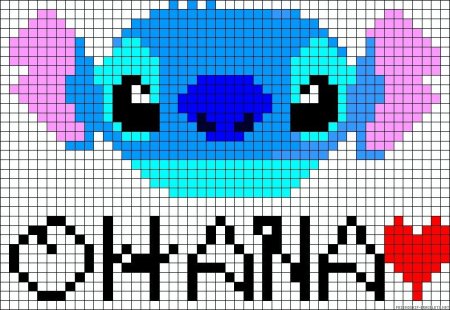 Схема фенечки со стичем