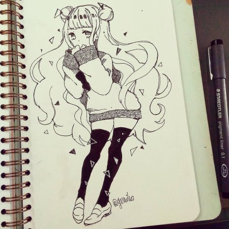 Аниме ручкой