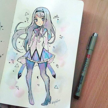 Рисунки для скетчбука аниме