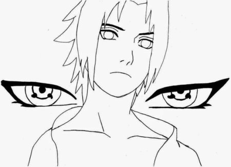 Рисунки для срисовки лёгкие аниме