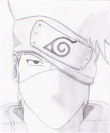 Наруто рисунок карандашом