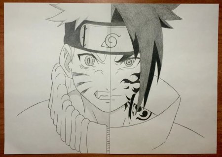 Наруто герои для срисовки