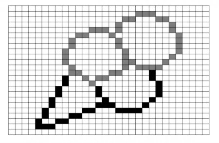 Рисунки по клеточкам