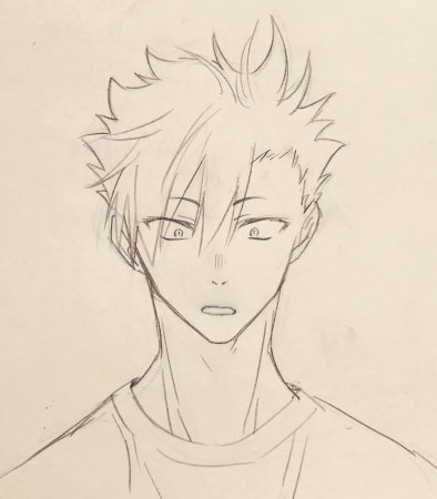 Раскраска аниме волейбол Хината