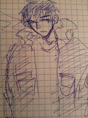 Аниме рисунки ручкой