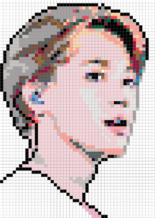 Вышивка БТС схема