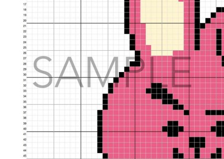 Схема для вышивания крестиком БТС