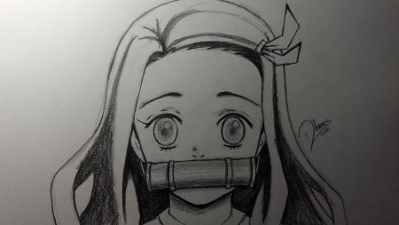 Назуко рисунок карандашом