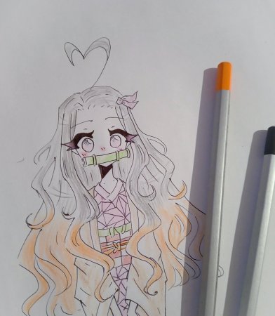Незуко карандашом