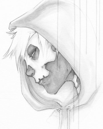 Безглазый Джек рисунки карандашом