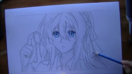 Аниме рисунки карандашом