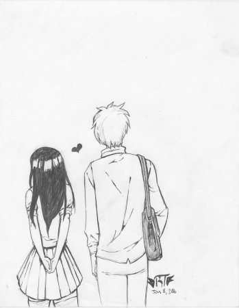 Арты пар для срисовки легкие