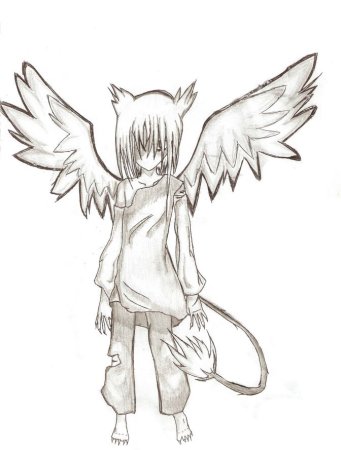 Аниме звери для срисовки