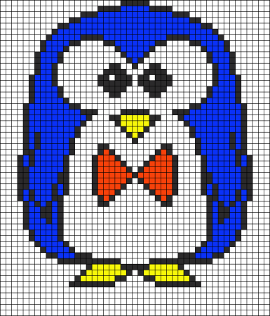 Рисунки по клеткам лёгкие