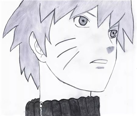 Наруто рисунок карандашом