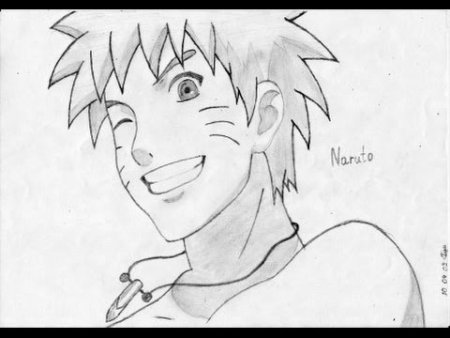 Наруто картинки для срисовки