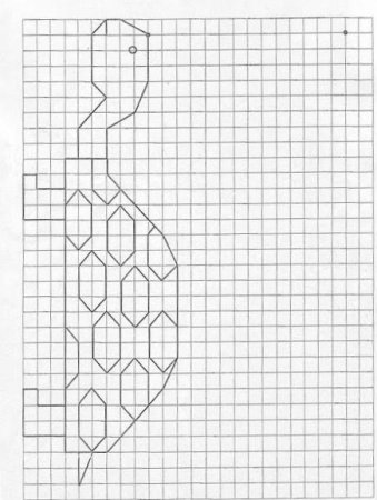 Рисунки по клеточкам для детей сложные