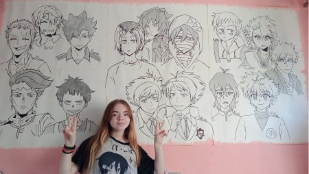 Что нарисовать на стене аниме