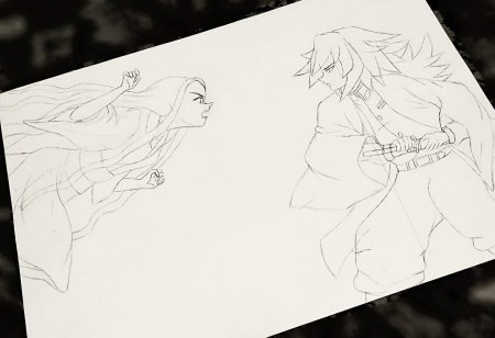 Клинок рассекающий демонов для срисовки