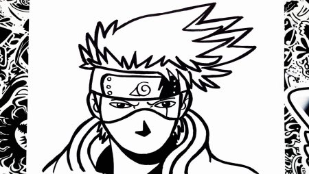 Нарисовать Наруто маркерами