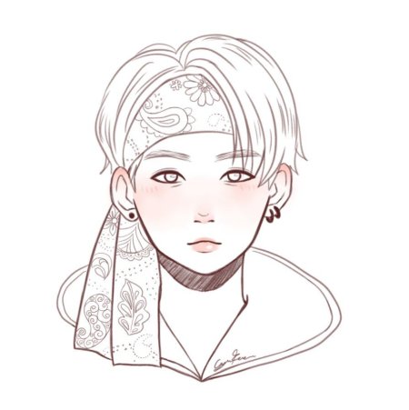 Раскраска БТС Шуга