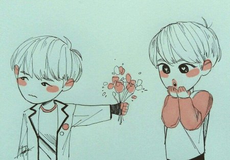 БТС аниме арты для срисовки