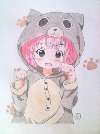 Аниме для срисовки цветные