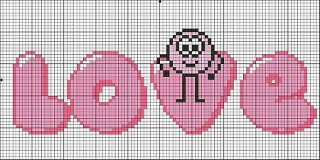 Рисунки по клеточкам для мамы