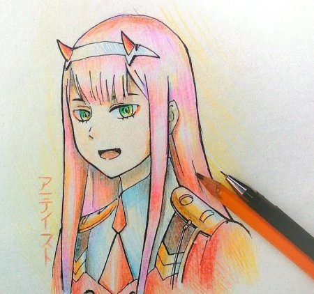 02 Аниме карандашом