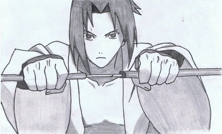 Саске Учиха легко