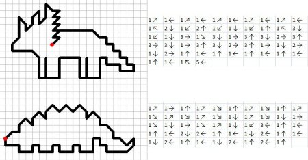 Самостоятельный графический диктант для дошкольников