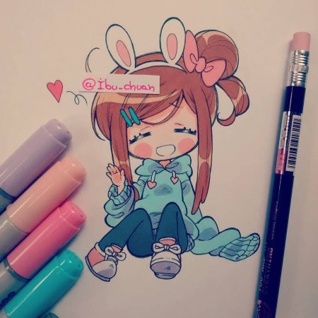 Рисование фломастерами милые