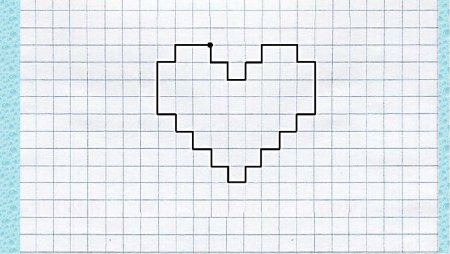 Рисование по клеточкам фрукты