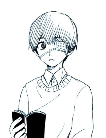 Канеки Кен рисунок