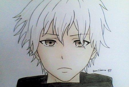 Канеки Кен рисовка