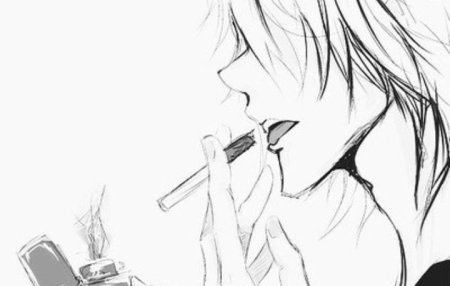 Сигарета рисунок карандашом