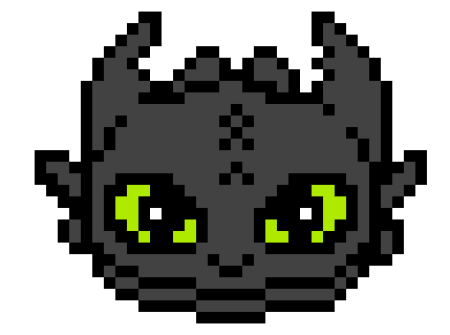 Рисунки по клеточкам Беззубик