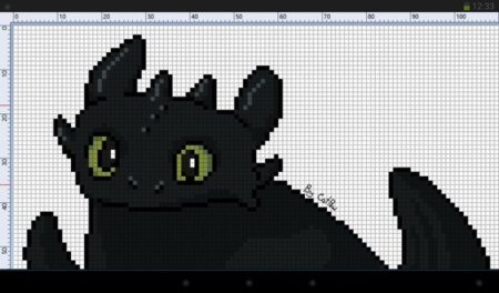 Рисование по клеткам Беззубик